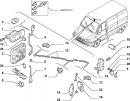 Корпус личинки замка боковой сдвижной левой двери Fiat Ducato 735319057