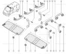 Кронштейн крепления солнцезащитного козырька Renault Trafic 96410-00QAA