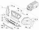 Клык бампера передний левый Citroen Jumper 1612473480