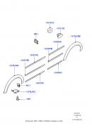 Молдинг боковой части кузова (средний) Ford Connect 2T14V29076BC