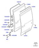 Уплотнитель двери сдвижной левой Ford Connect 2T14A253A11AE