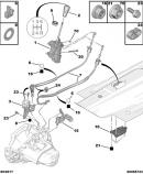 Датчик давления воздуха во впускном коллекторе Citroen C5 9642789980