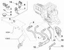 Патрубок радиатора печки (шланг теплообменника) Ford Transit 1349252080