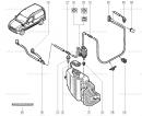 Распылитель омывателя лобового стекла (опрыскиватель, форсунка "1 шт") Nissan Kubistar 2877500QAB