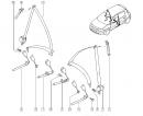 Регулятор положения ремня безопасности Renault Megane 8200687449
