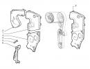 Защита ремня ГРМ нижняя Fiat Doblo 55190687