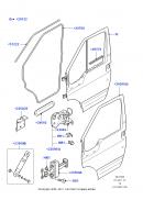 Навес двери передней левой / правой нижний (петля) Ford Transit 6C1AV22806BA