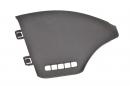 Декоративная накладка торпеды левая верхняя (черная) (крышка, заглушка) Nissan Leaf 681353NL0A
