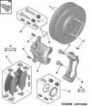 Тормозные колодки передние (без датчика износа) Citroen C4 4252 21