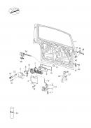 Замок двери задней ляды эллектрический (ляда) Volkswagen Transporter 7E5 827 505 A