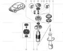 Опорный подшипник амортизатора Renault Clio 8200651172