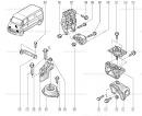 Подушка КПП Renault Master 7700308756